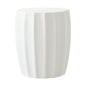 Side Table Terrazzo Concrete White/Natural/Black