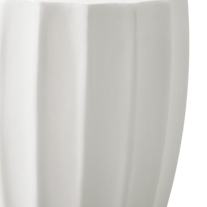 Side Table Terrazzo Concrete White/Natural/Black