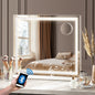 Bluetooth Makeup Mirror Crystal LED 58x49cm