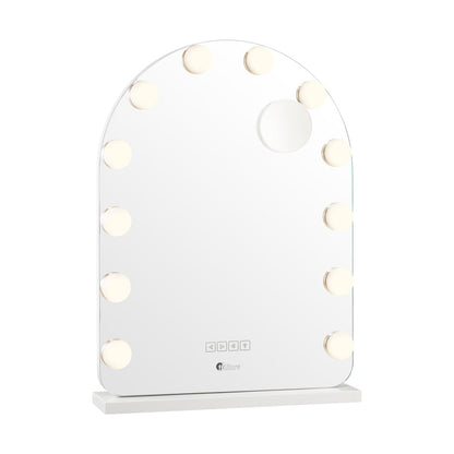 LED Arched Makeup Mirror Bluetooth 61x43cm