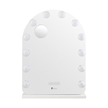 LED Arched Makeup Mirror Bluetooth 61x43cm