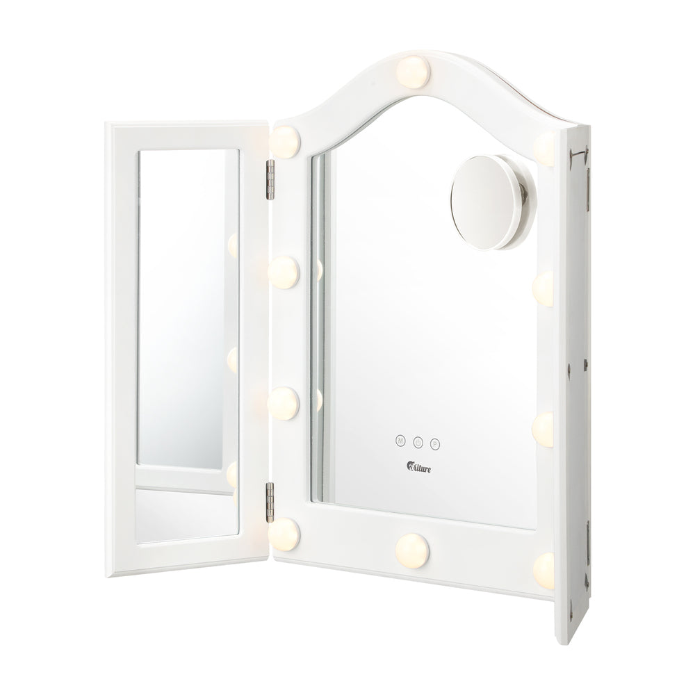 Wooden Makeup Mirror 73x53cm USB Type C Port