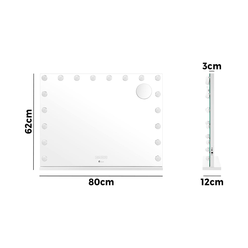 Bluetooth Hollywood Makeup Mirrors with LED Light Vanity Mirror