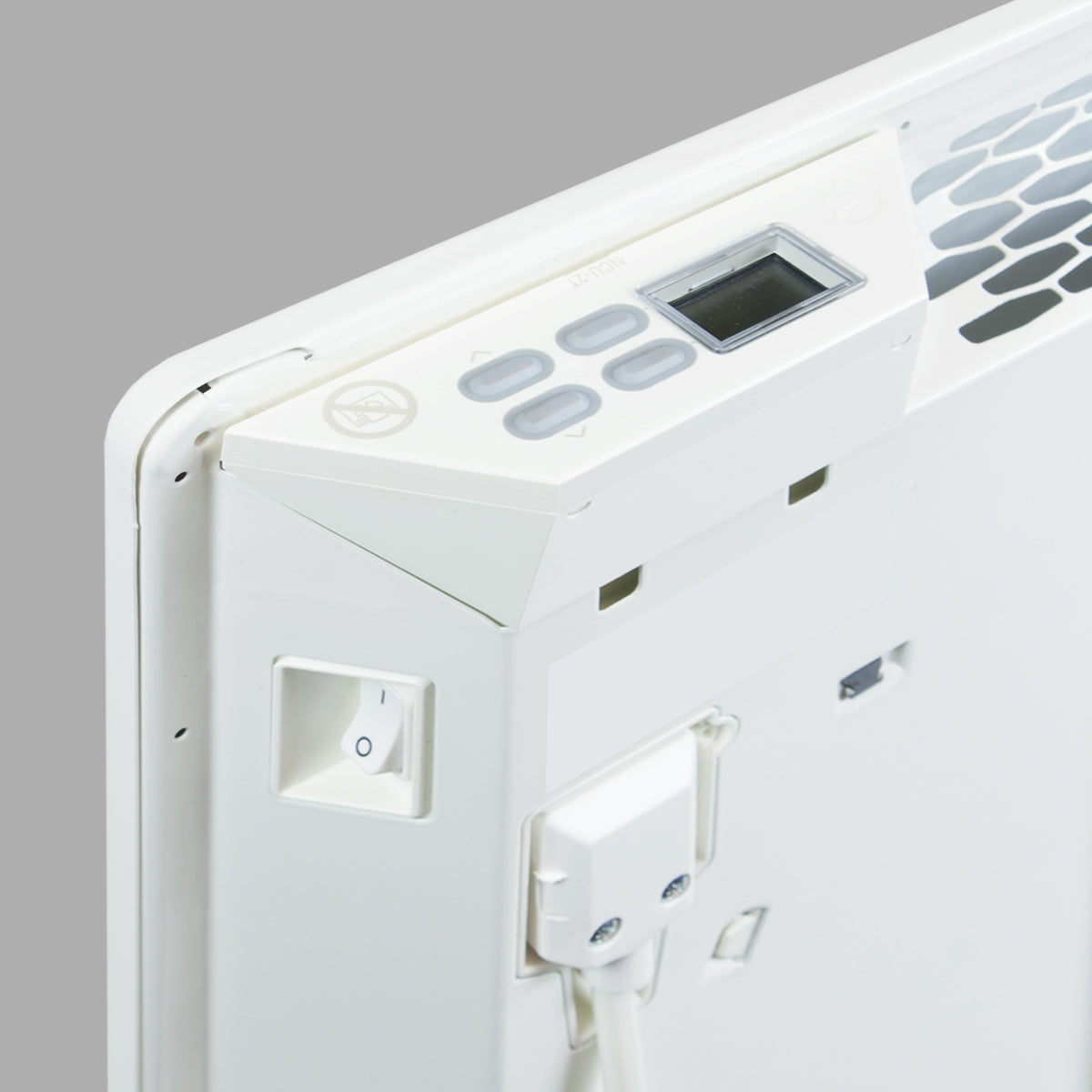 1500w electric panel heater with thermostat & castors
