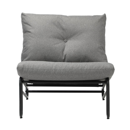 2PC Outdoor Lounge Chairs Patio Sofa with Cushions Beige