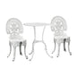 Stylish Cast Aluminium Patio Furniture: 3-Piece Bistro Set