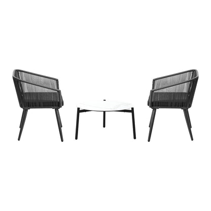 Outdoor Lounge Setting Furniture 3/5 Piece Patio Set