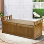 Outdoor Storage Box Garden Bench Wooden Container Chest Toy Cabinet XL