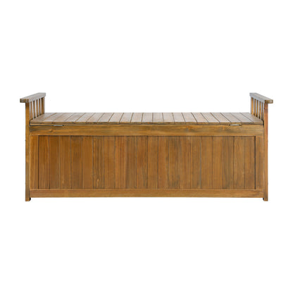 Outdoor Storage Box Garden Bench Wooden Container Chest Toy Cabinet XL