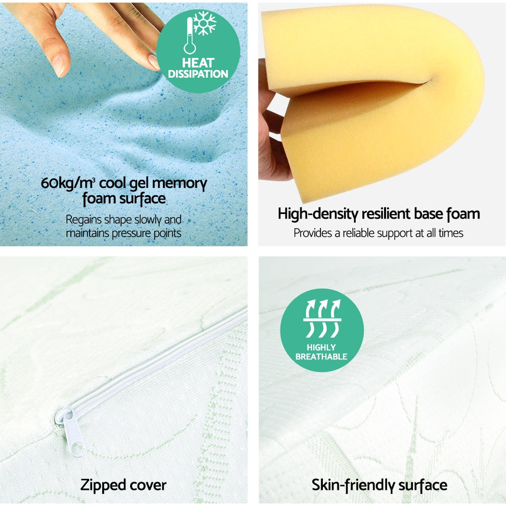Wedge Pillow Bamboo Cover