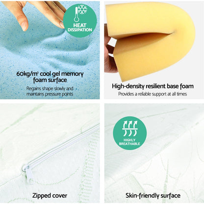 Wedge Pillow Bamboo Cover
