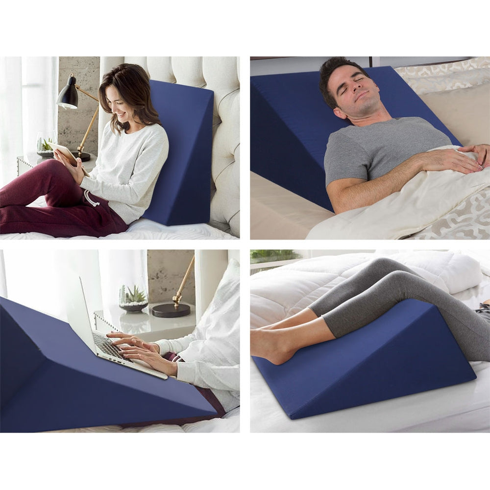 Wedge Pillow Blue
