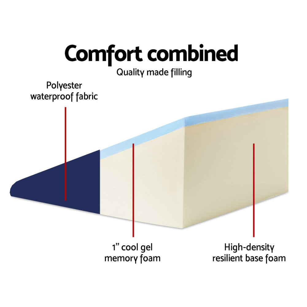 Wedge Pillow Blue