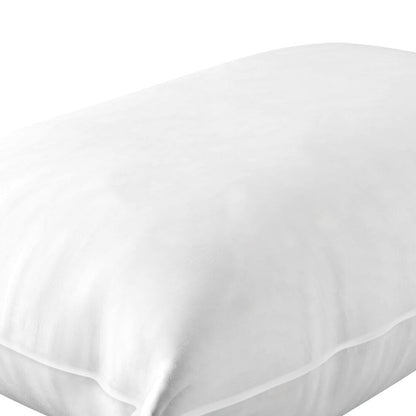 Simple Deals Pillow Duck Feather Down Standard Pillows Cotton Cover - Twin Pack