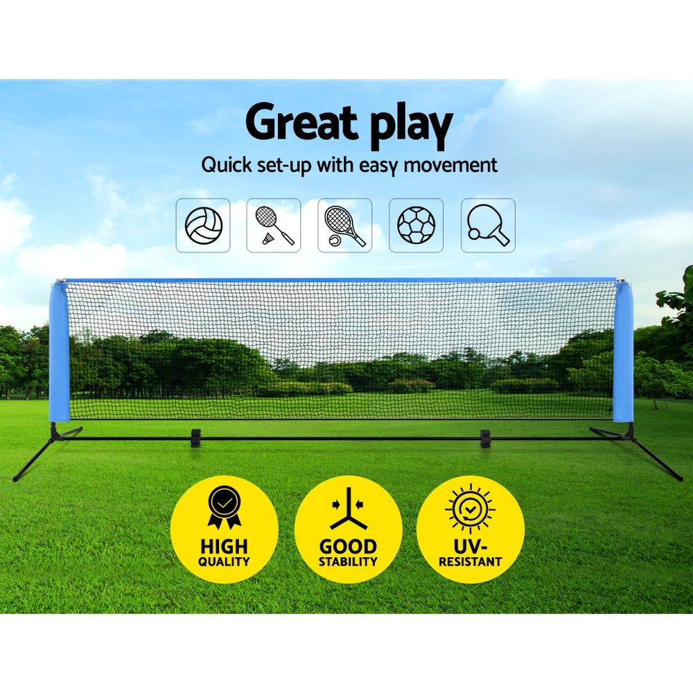 3M Badminton Tennis Net Portable Volleyball Kit Adjustable Height