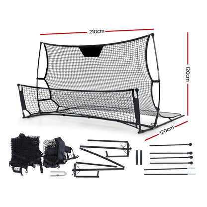 2.1M Football Soccer Net Portable Goal Net Rebounder Sports Training