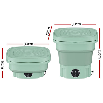 Portable Washing Machine 8L Green