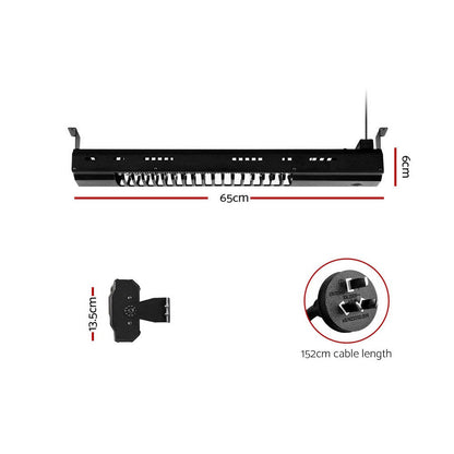 Electric Strip Heater Radiant Heaters 2000W Black