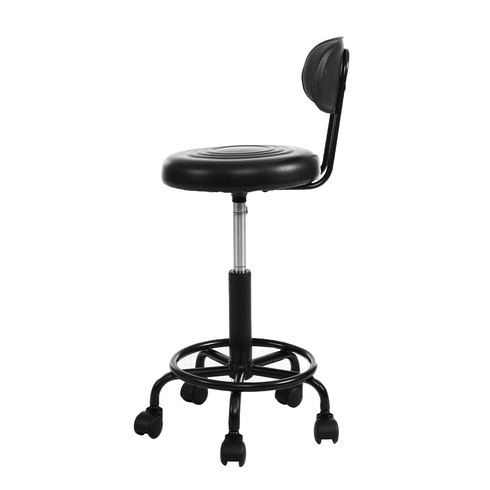 Salon Stool Swivel Chair Backrest
