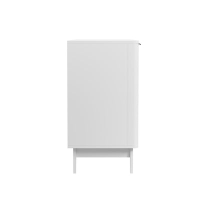 Buffet Sideboard Storage Cabinet 4 Doors Cupboard Natural