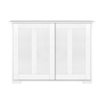 Sideboard Buffet Side Hallway Table Floor Cabinets Desk Storage Cupboard Shelf Home Furniture ?White