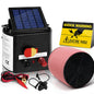 Fence Energiser 5Km Solar Powered Electric 1200M Poly Tape