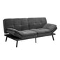 Sofa Bed Convertible Leather Polyester 3-Seater