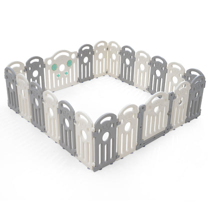 Kids Playpen Baby Safety Gate Toddler Fence 22 Panels