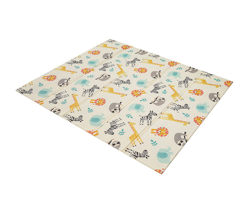 Kids Play Mat XPE Foam Double Folding Pad Non-slip Carpet