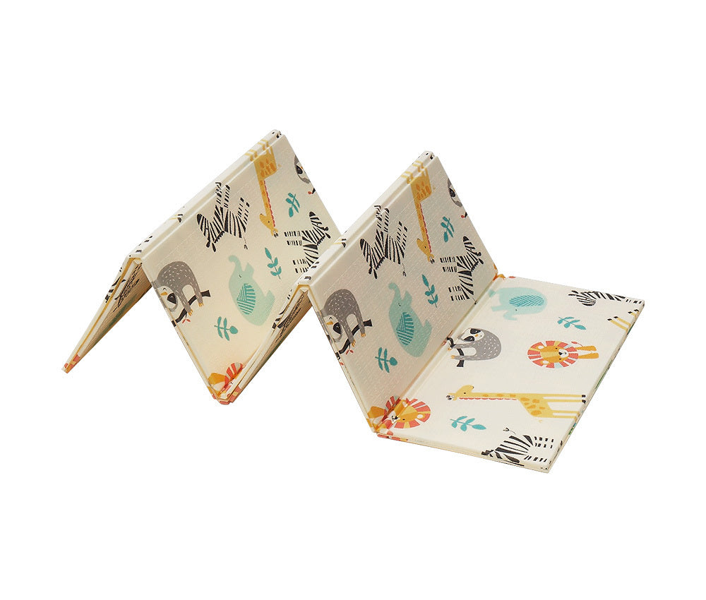 Kids Play Mat XPE Foam Double Folding Pad Non-slip Carpet