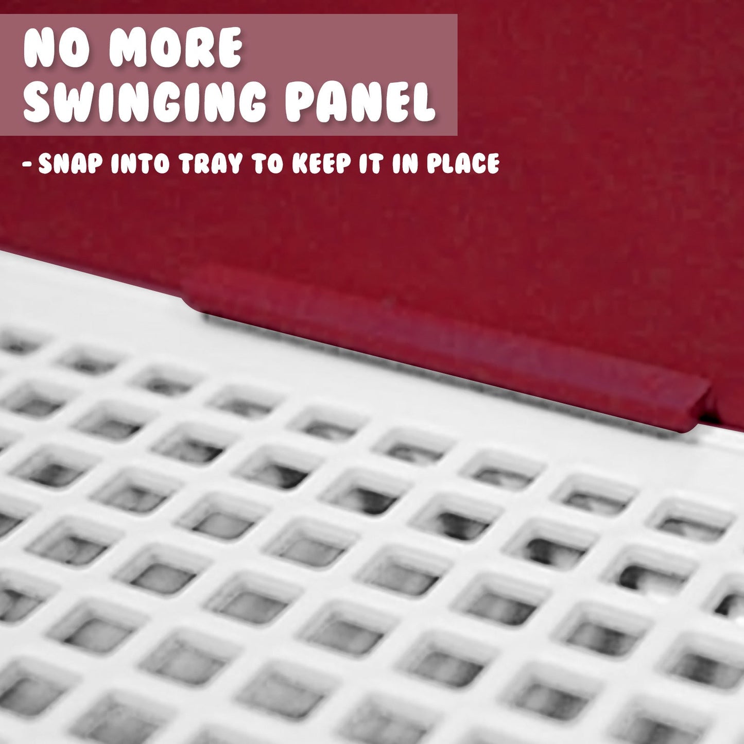 Wine Dog Potty Tray Training Toilet with Raised Walls