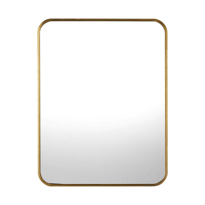 Wall Mirrors Rectangle 65x50cm Black/Gold Set of 2