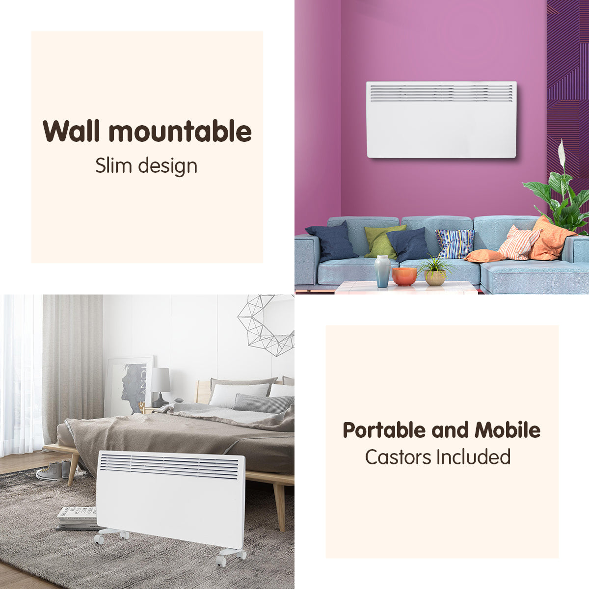 Ndm-20wt 2000w electric panel heater