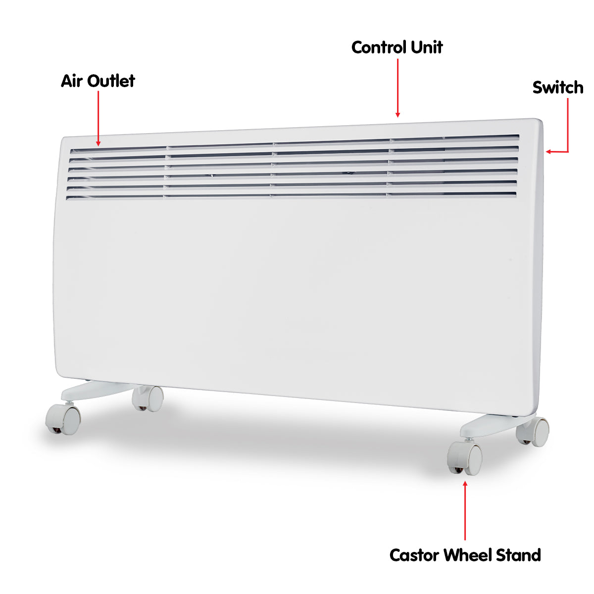 Ndm-20wt 2000w electric panel heater