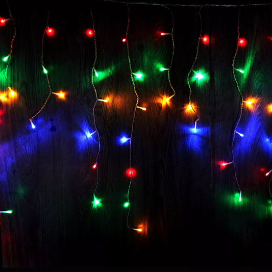 Solar LED Icicle String Lights 200-1000 LEDs 8 Function Garden Outdoor Christmas