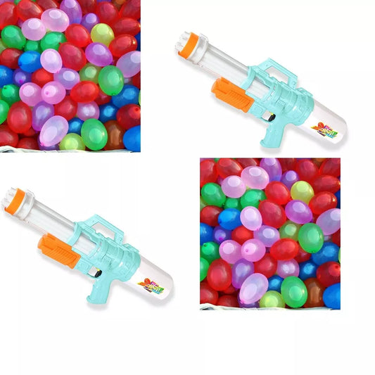 2 Pack Water Guns, Water Blaster, with (222 Water Balloons Free) Combo