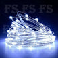 20-100 LED BATTERY POWERED STRING FAIRY LIGHTS COPPER WIRE WATERPROOF