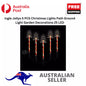 ingle Jollys 5 PCS Christmas Lights Path Ground Light Garden Decorations 25 LED