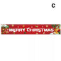 Merry Christmas Xmas Outdoor Banner Flag Pulling Santa Claus Hanging Decoration