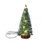 Mini Christmas Tree with LED Light Up Tabletop Decoration Small Xmas Tree Lights