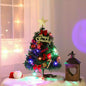 50cm Long Tabletop Artificial Small Mini Christmas Tree With LED Lights Ornament