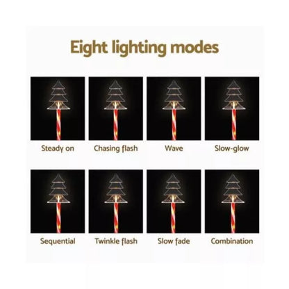 Jingle Jollys 6 PCS Christmas Lights Path Ground Light Garden Decorations 42 LED