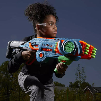NERF Elite 2.0 Flipshots Flip-32 Blaster with 32 Dart Barrels That Flip to Doubl