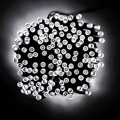 Solar LED Icicle String Lights 200-1000 LEDs 8 Function Garden Outdoor Christmas