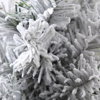 Small Mini Christmas Tree Snow Flocked Xmas Tree Tabletop Artificial Ornament
