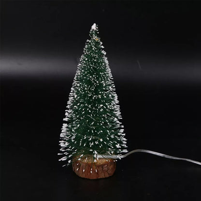 Mini Christmas Tree with LED Light Up Tabletop Decoration Small Xmas Tree Lights
