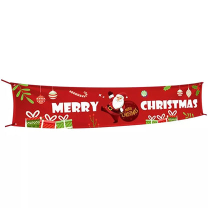 Merry Christmas Outdoor Banner Santa Claus Christmas Decorations Home Xmas Decor AU