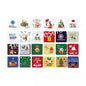 24pcs Christmas Greeting Cards Xmas Envelops Santa Designs Adult Kids Family
