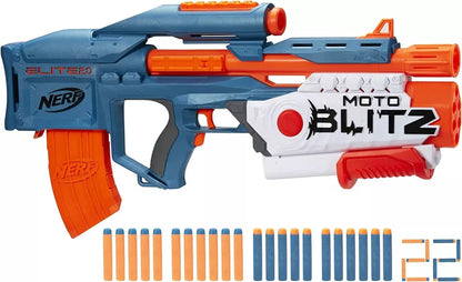 NERF Elite 2.0 Motoblitz Blaster with Scope, Motorized 10-Dart Blasting