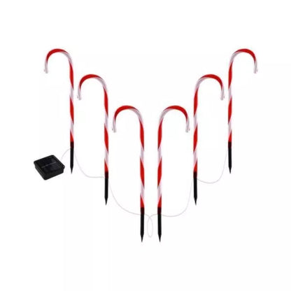 Jingle Jollys 6 PCS Christmas Lights Path Ground Light Garden Decorations 42 LED